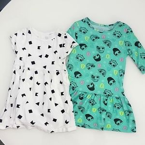 LOL Surprise Girls XMAS dress/Wonder Nation black and white dress